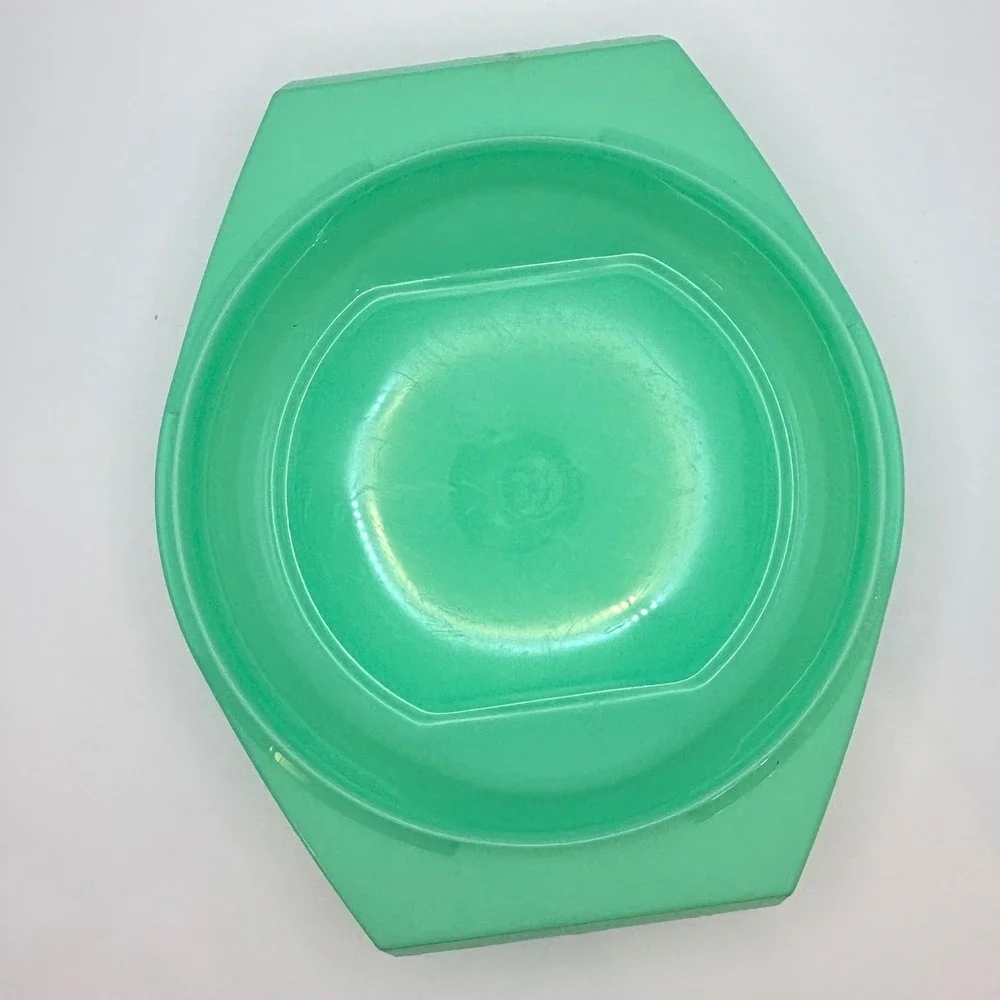 Vtg Tupperware Jadeite Green Cheese Grater Slicer Bowl Set 786 787 Cottagecore